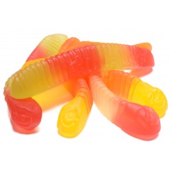 Natural Color Gummy Worms