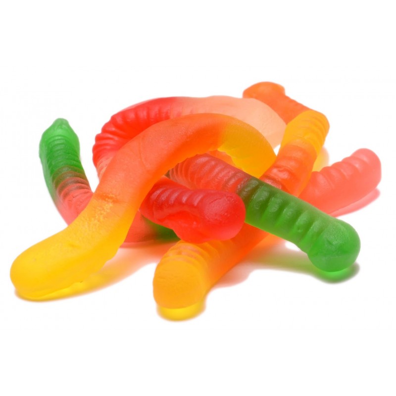 fruitjuice gummy worms